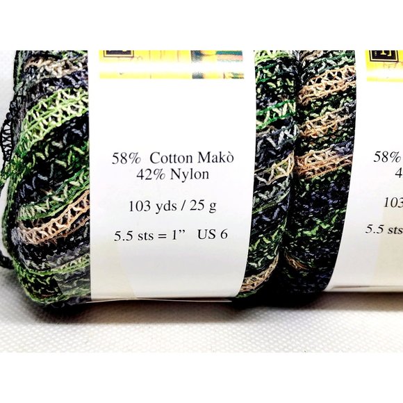 Karnak Italian Made Dye Lot Cotton/Nylon Yarn - 103yds | Soft and Durable Yarn - Picture 7 of 12